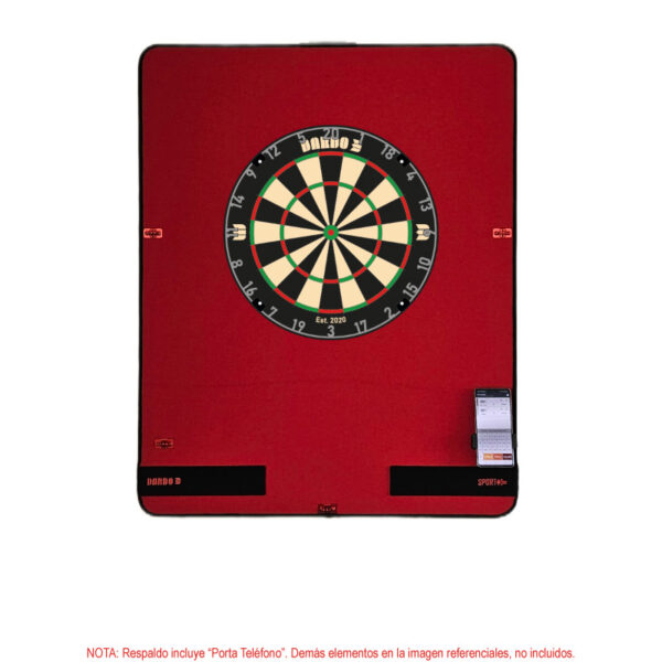 DARDO 3 - Respaldo Diana - Sport3 100 Rojo/Negro - Imagen 2