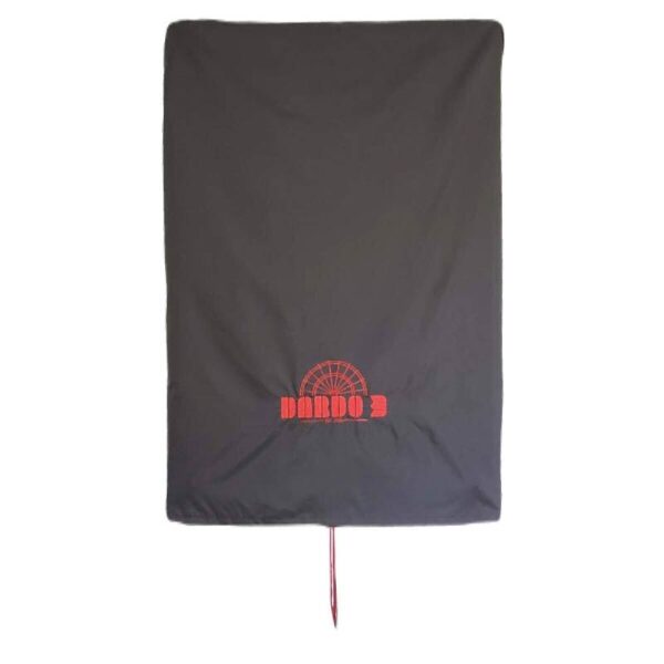 DARDO 3 - Funda Protectora Respaldo Diana 100 Negro c/Bordado Rojo