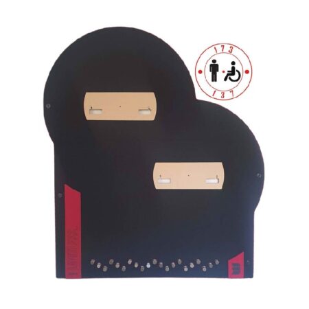 DARDO 3 - Respaldo Diana - Dual Sport2 Limitless Negro/Rojo