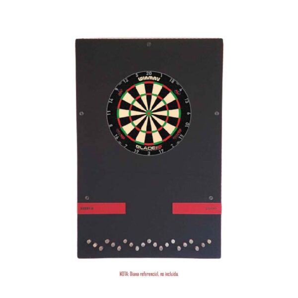 DARDO 3 - Respaldo Diana - Sport2 120 Negro/Rojo - Imagen 3