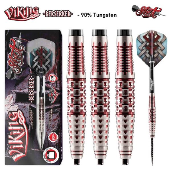 Shot Darts - Dardos - Viking Berserker (22gr. 90% Tungsteno)