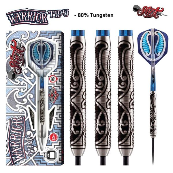 Shot Darts - Dardos - Warrior Tipu (23gr. 80% Tungsteno)