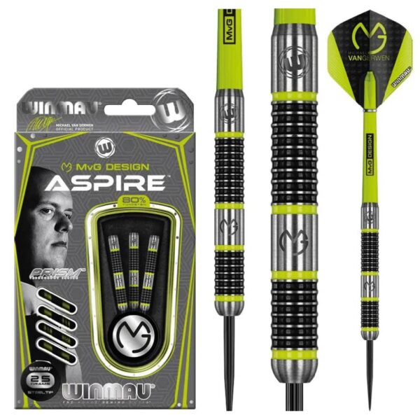 Winmau - Dardos - Michael van Gerwen MvG Aspire (25gr. 80% Tungsteno)