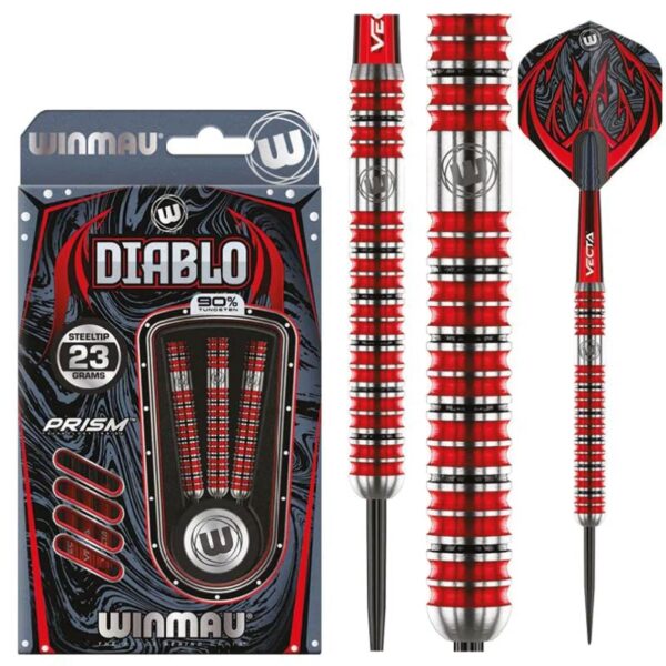 Winmau - Dardos - Diablo 2 (23gr. 90% Tungsteno)