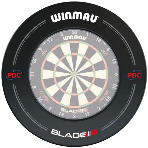 Winmau - Anillo Protector contorno de Diana Blade 6 Negro