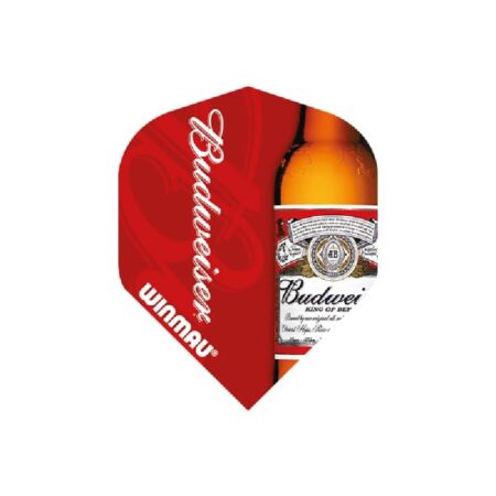 Winmau - Plumas dardos - Mega Red Budweiser (75micras)