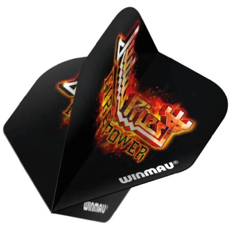 Winmau - Plumas dardos - Judas Priest Flaming Plumas (100micras)