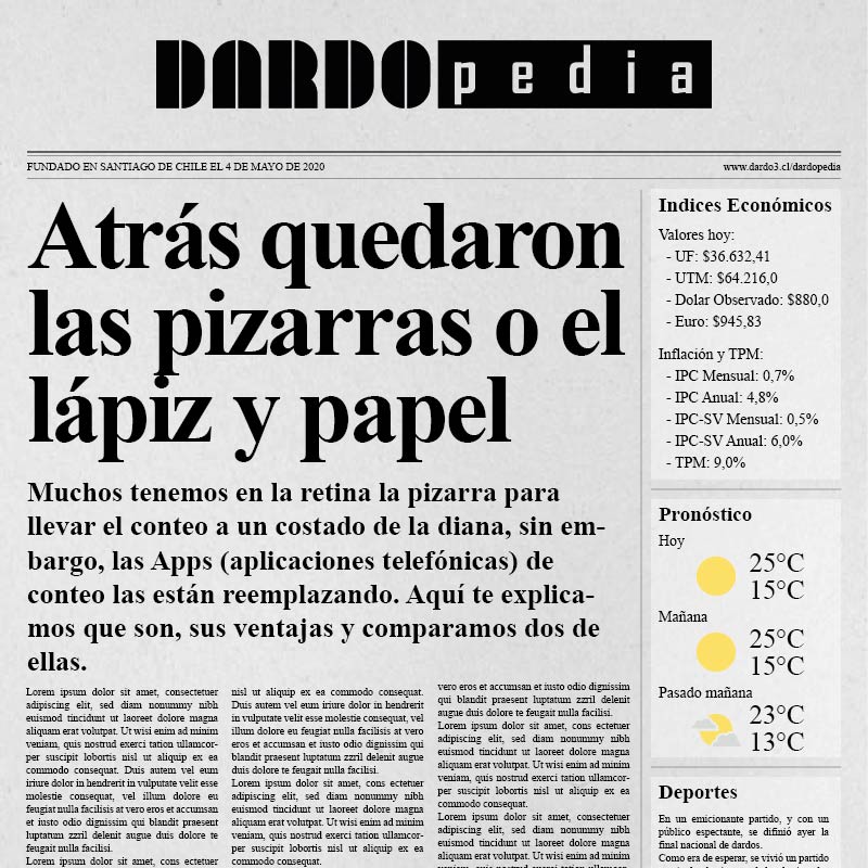 AppsDeConteoParaJugarDardos PortadaDARDOpedia