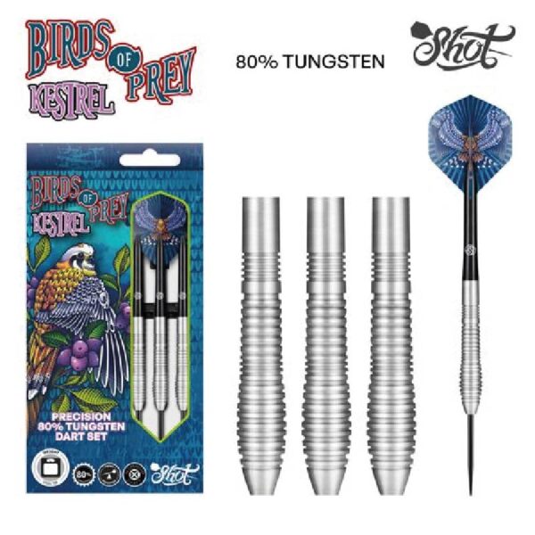 Shot Darts - Dardos - Birds of Prey Kestrel (25gr. 80% Tungsteno)