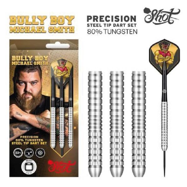 Shot Darts - Dardos - Bully Boy Michael Smith Precision (23gr. 80% Tungsteno)