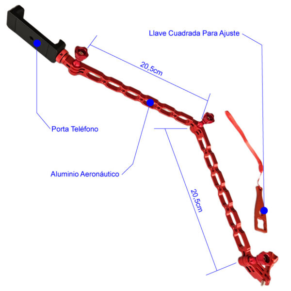 DARDO 3 – Brazo Rojo Para Jugar en Línea - Imagen 2