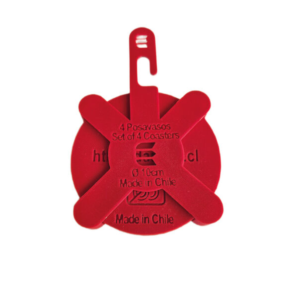 DARDO 3 – Juego Posavasos Modelo DARDO 3 Rojo - Imagen 4