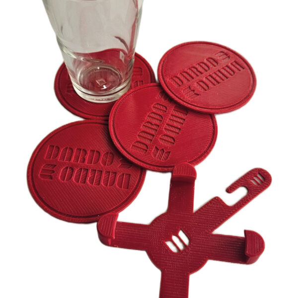 DARDO 3 – Juego Posavasos Modelo DARDO 3 Rojo